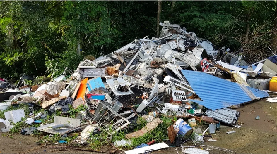 Les pollueurs sont des ordures - Morne Pavillon - Lamentin - Martinique