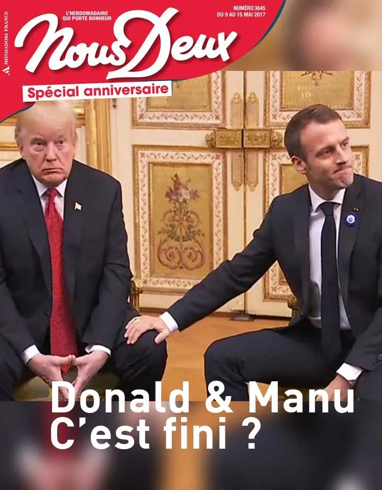 Macron est deux fois moins populaire que... Donald Trump !