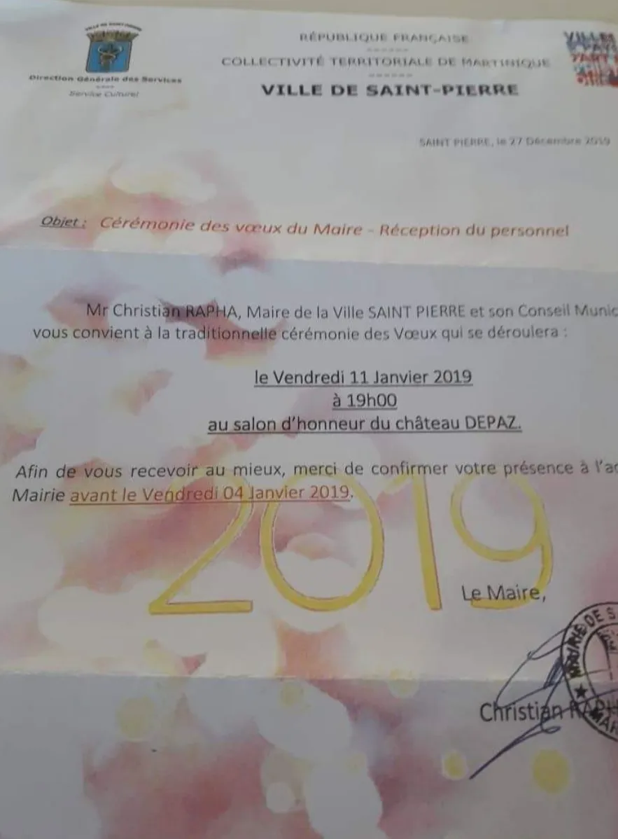 Saint-Pierre en Martinique...dlo Depaz et farine