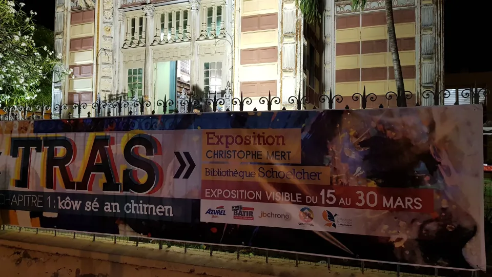 Christophe Mert expose à la Bibliothèque Schoelcher