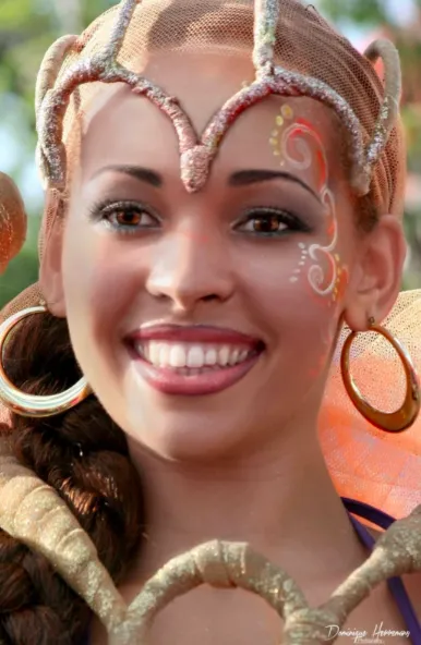 Portraits de Carnaval by Dominique Herremans - Martinique
