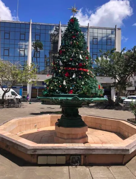 Didier Laguerre croit encore au Père Noël à Fort-de-France en Martinique