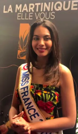 Vaimalama Chaves Miss France 2019 en visite en Martinique