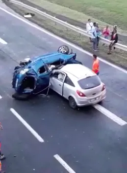Grave accident  sous le pont de Carrère en Martinique