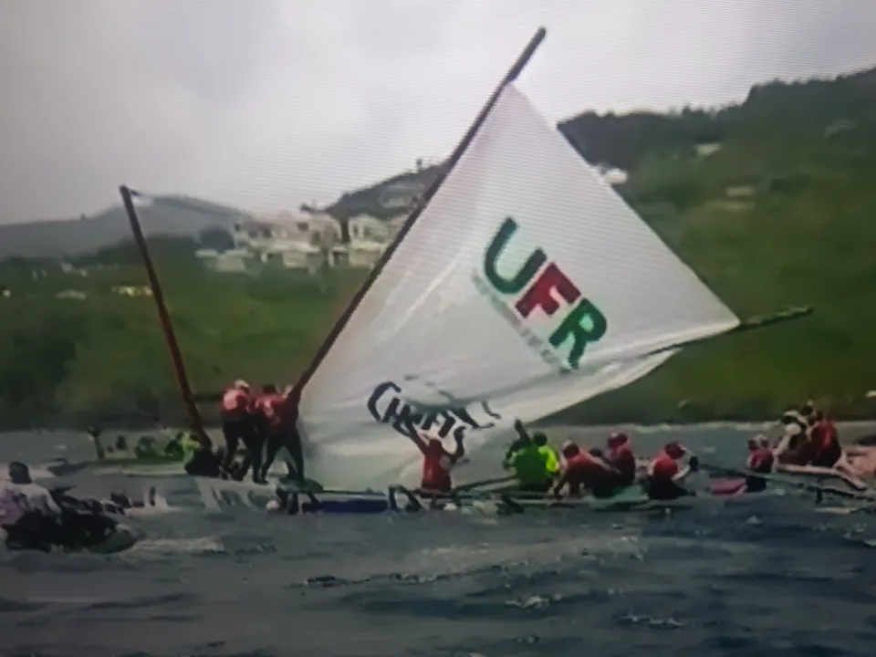 Tour de la Martinique des yoles : Brasserie...UFR/Chanflor pleure