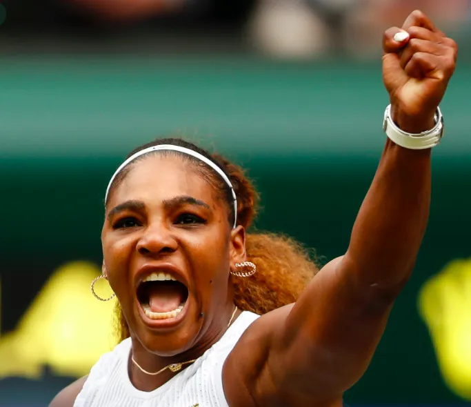 Serena Williams at home