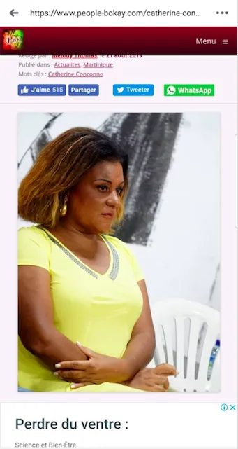 Oh my God...oh Djee Zeus Catherine Conconne victime des algorithmes