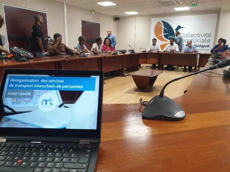 Martinique Transport avance dans le Nord Caraïbe