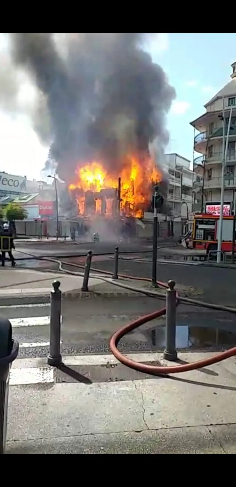 Difé pri. Rue Frébault à Pointe-à-Pitre