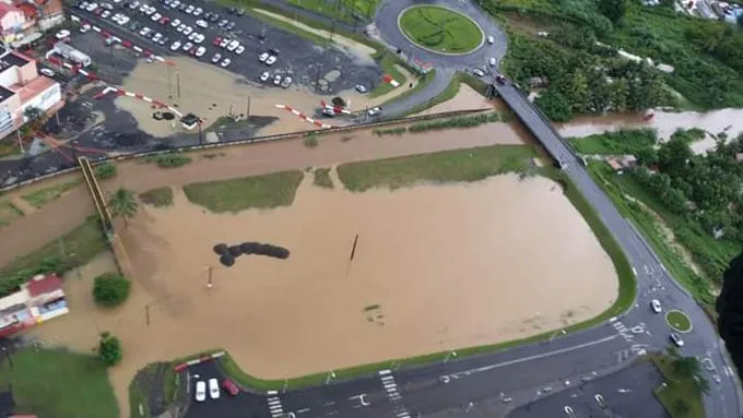 L'image du jour 31/10/19 - Martinique -Lamentin - Inondations