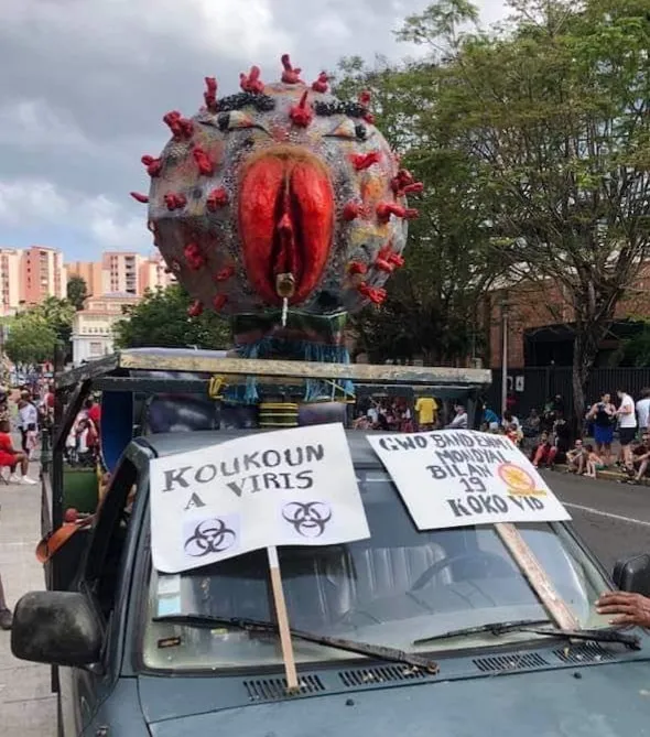 Épidémie de koukoun A Viris au Carnaval 2020 en Martinique