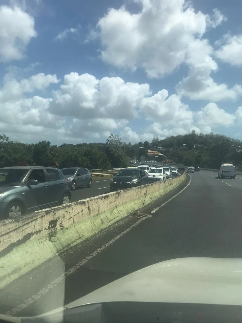 Les embouteillages sont de retour en Martinique