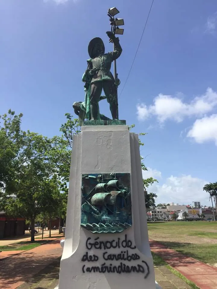 Statues en Martinique : "Et ça continue encore et encore c'est que le début d'accord...d'accord"