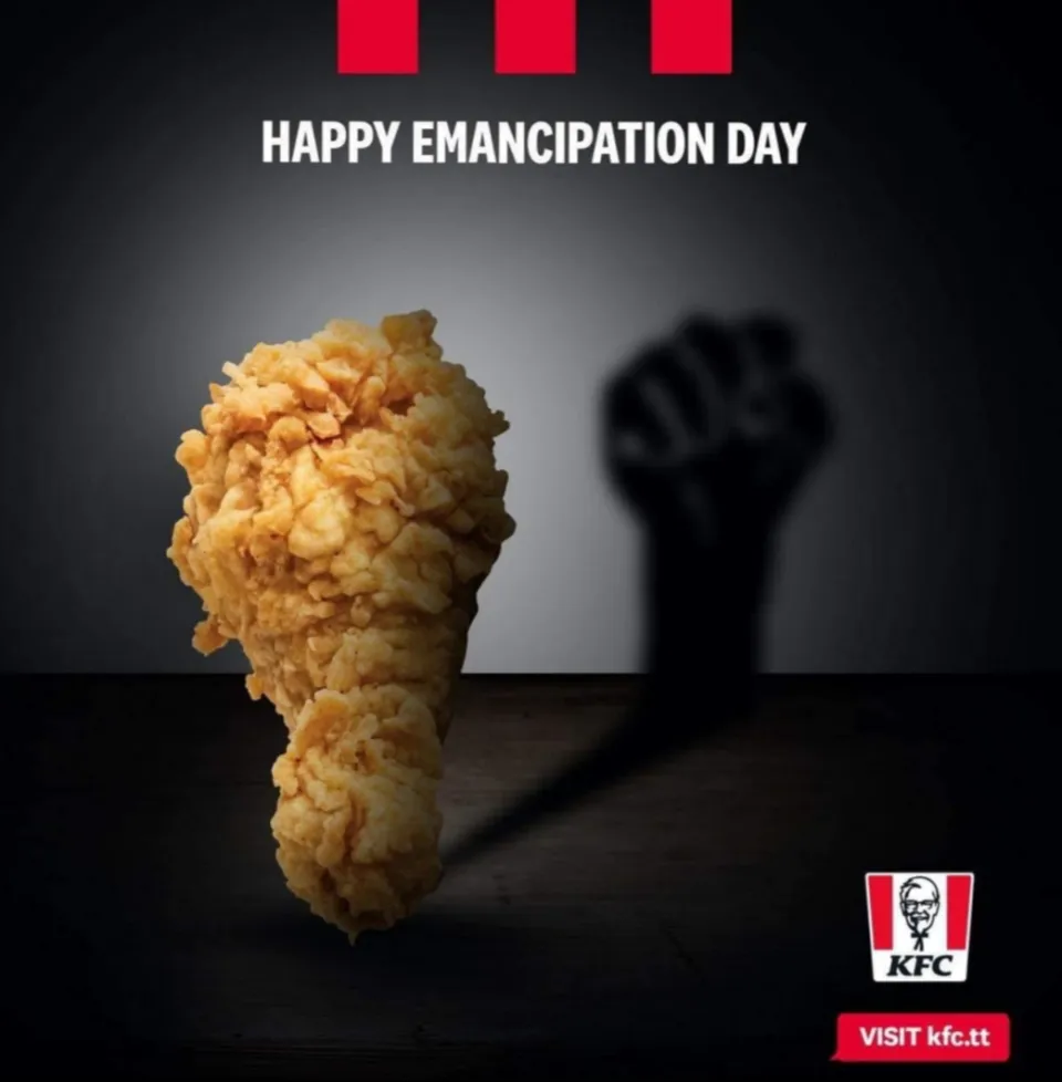 "KFC...et mon Q.I...c'est du poulet ?"