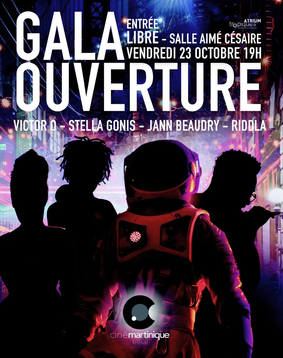 CinéMartinique Festival : soirée d'ouverture ce soir 19h. Entrée libre.
