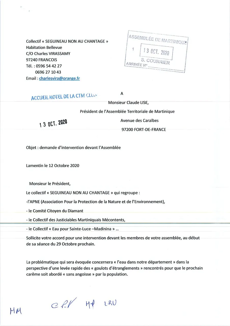 Seguineau : sispann sali dlo-a