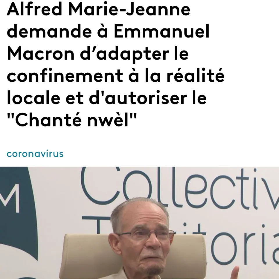 Alfred Marie-Jeanne est-il en train de partir en sucettes ?