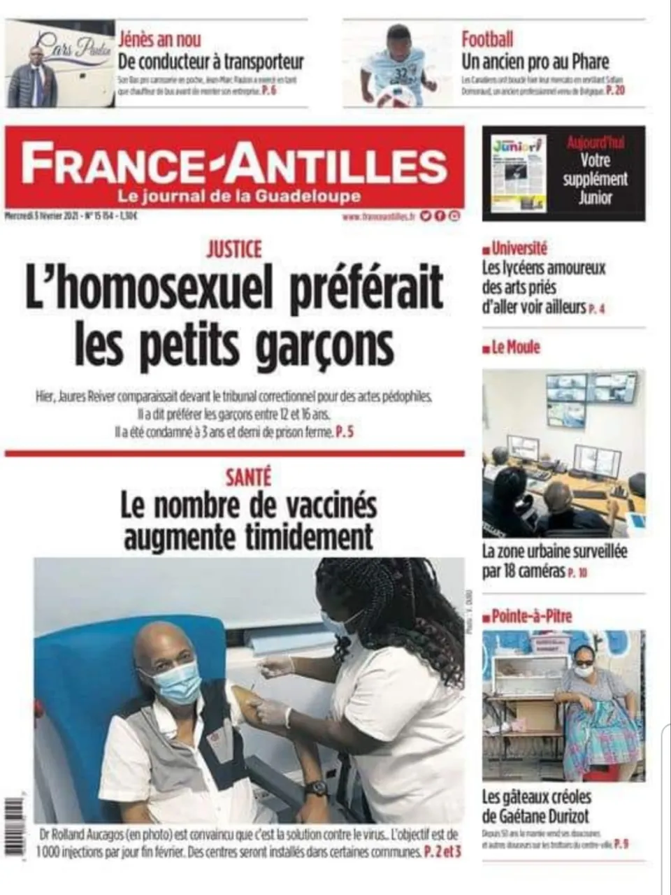 Quand France-Antilles Guadeloupe confond homosexualité et pédophilie 😳