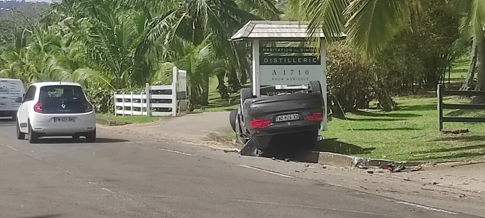 L'accident de l'année 2021 en Martinique