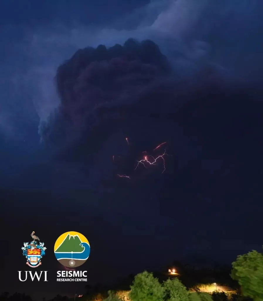 La Soufrière de Saint-Vincent, ce soir...