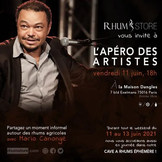 RHUM STORE vous invite à l'apéro des artistes à Paris