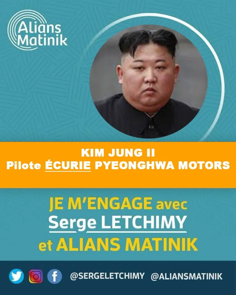 Élections Collectivité Territoriale de Martinique : Kim Jung apporte son soutien à Serge Letchimy