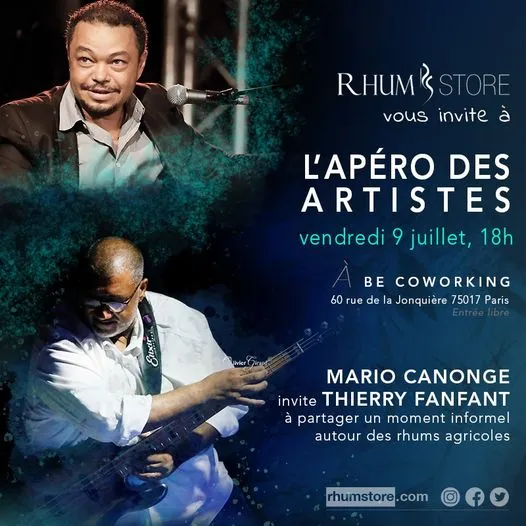 RHUM STORE vous invite à l'Apéro des Artistes