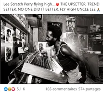 Lee Upsetter Perry est mort