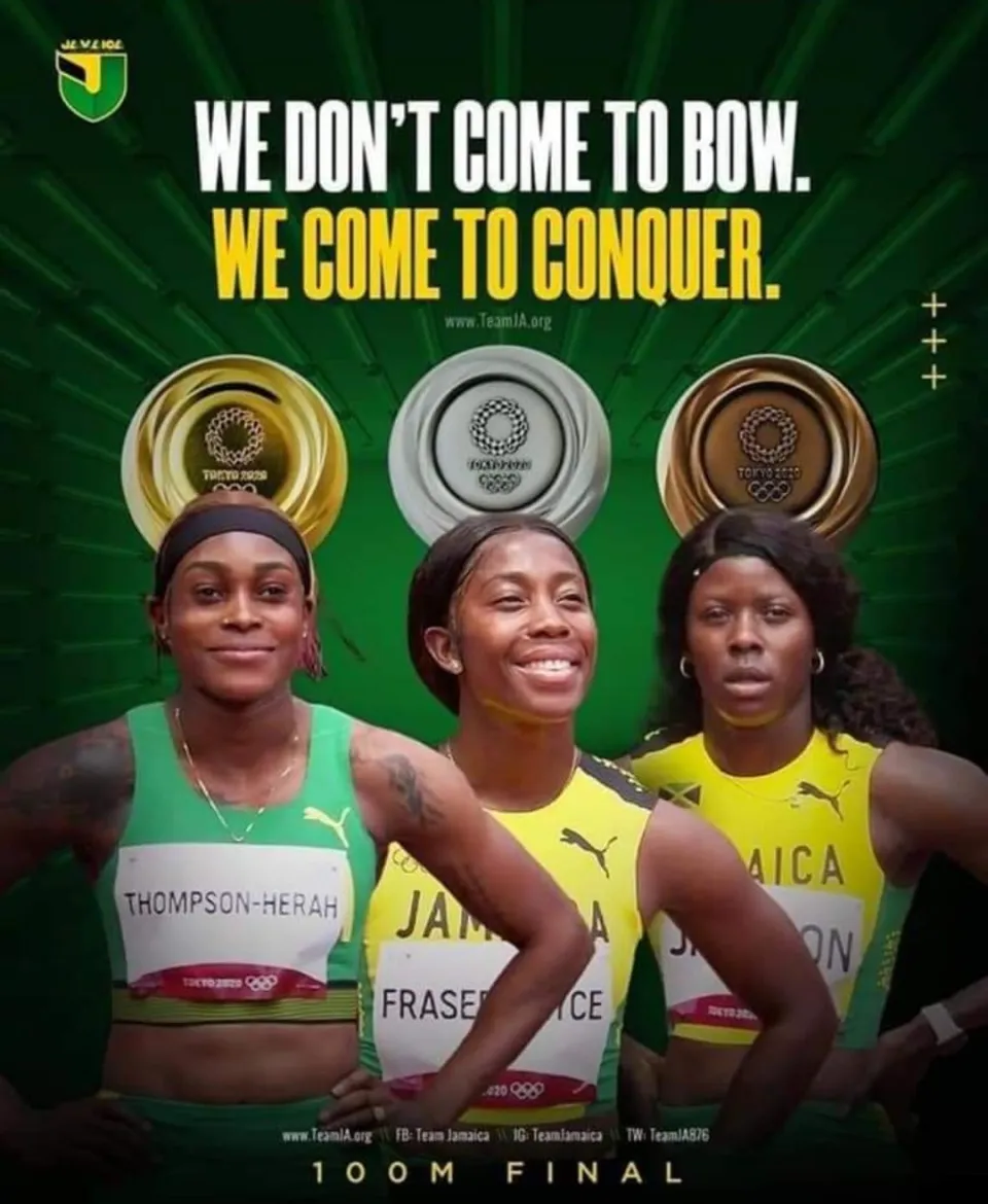 Tokyo 2020 : 100 m dames... la Jamaïque sur les trois marches du podium