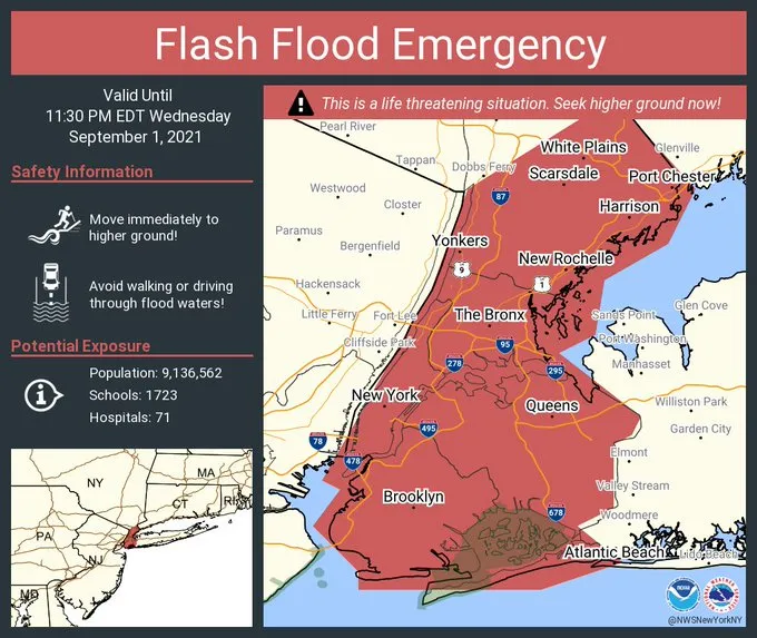 Ida aux Etats-Unis : inondations, dégâts, morts…