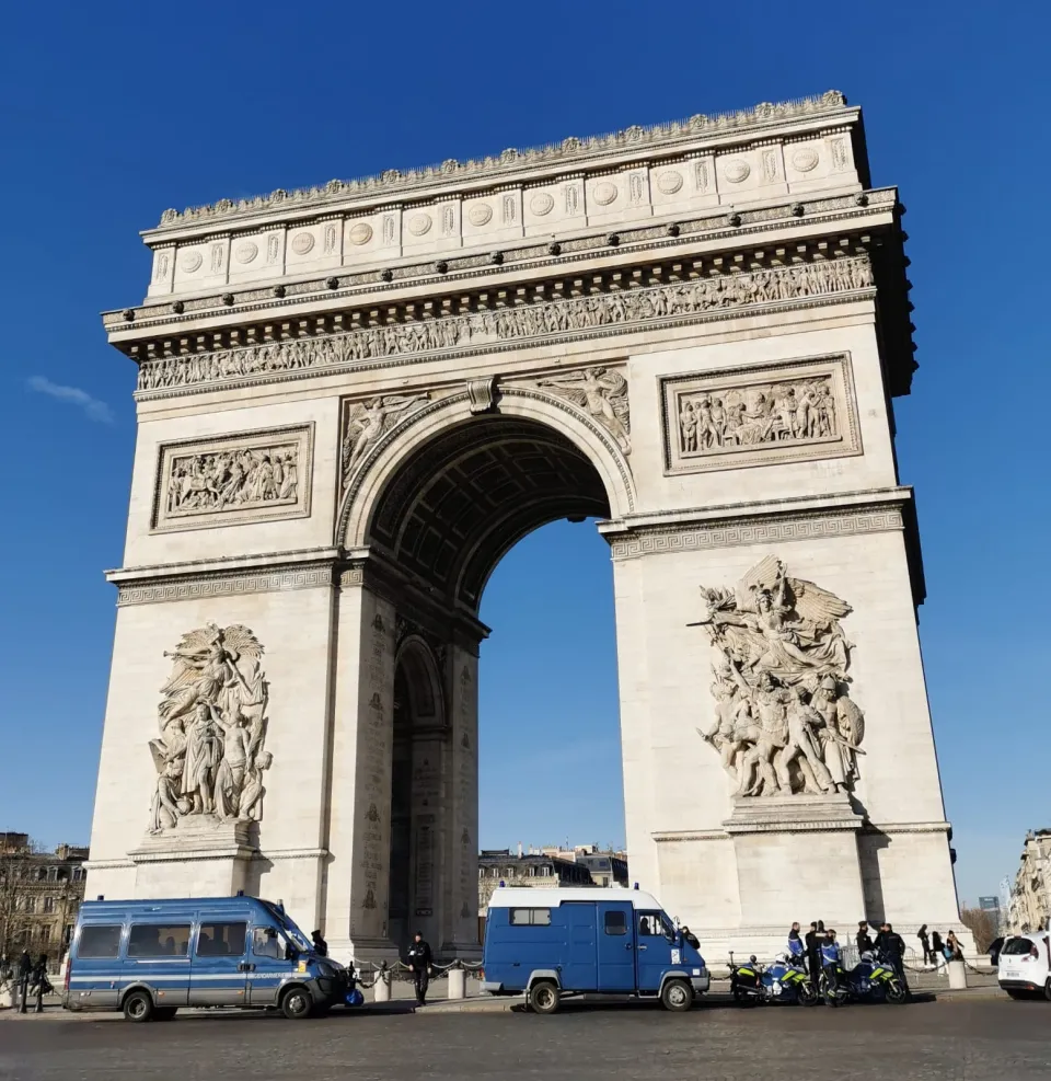 Images du jour 12/02/22 - Paris- France - Convoi de la liberté