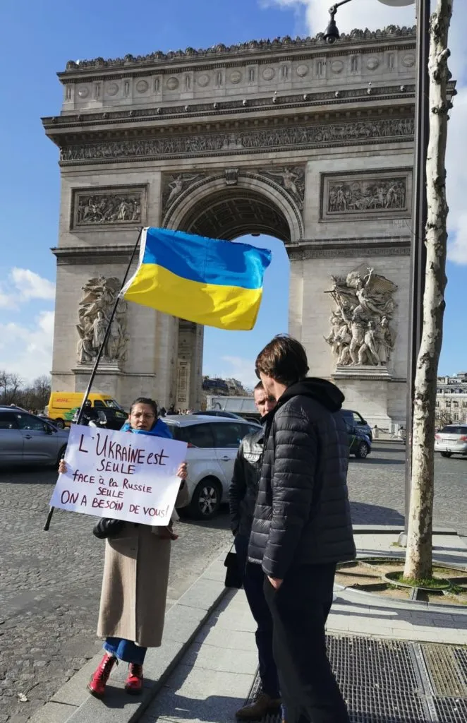 L'image du jour 25/02/22 - Paris - France - Ukraine