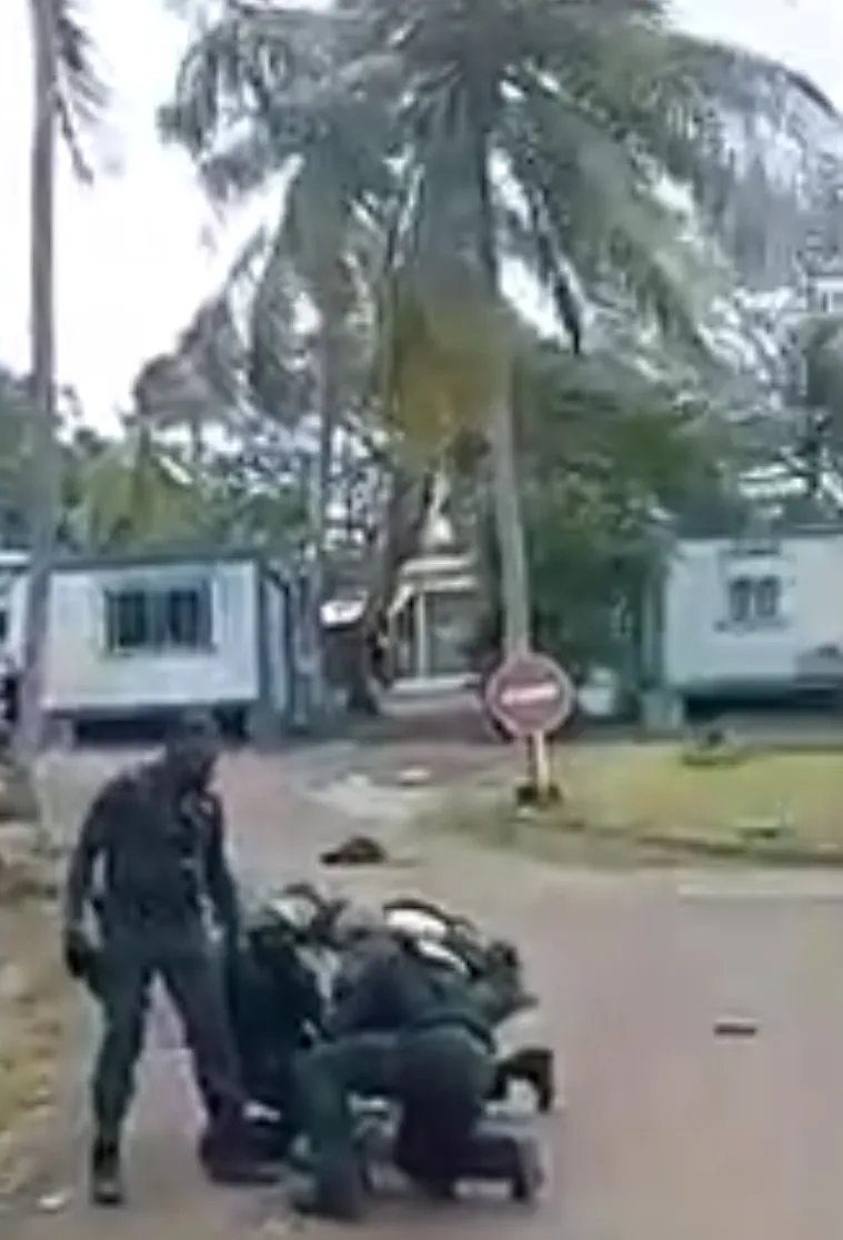 Martinique : Volkan le militant RVN menotté à la gendarmerie de Schoelcher