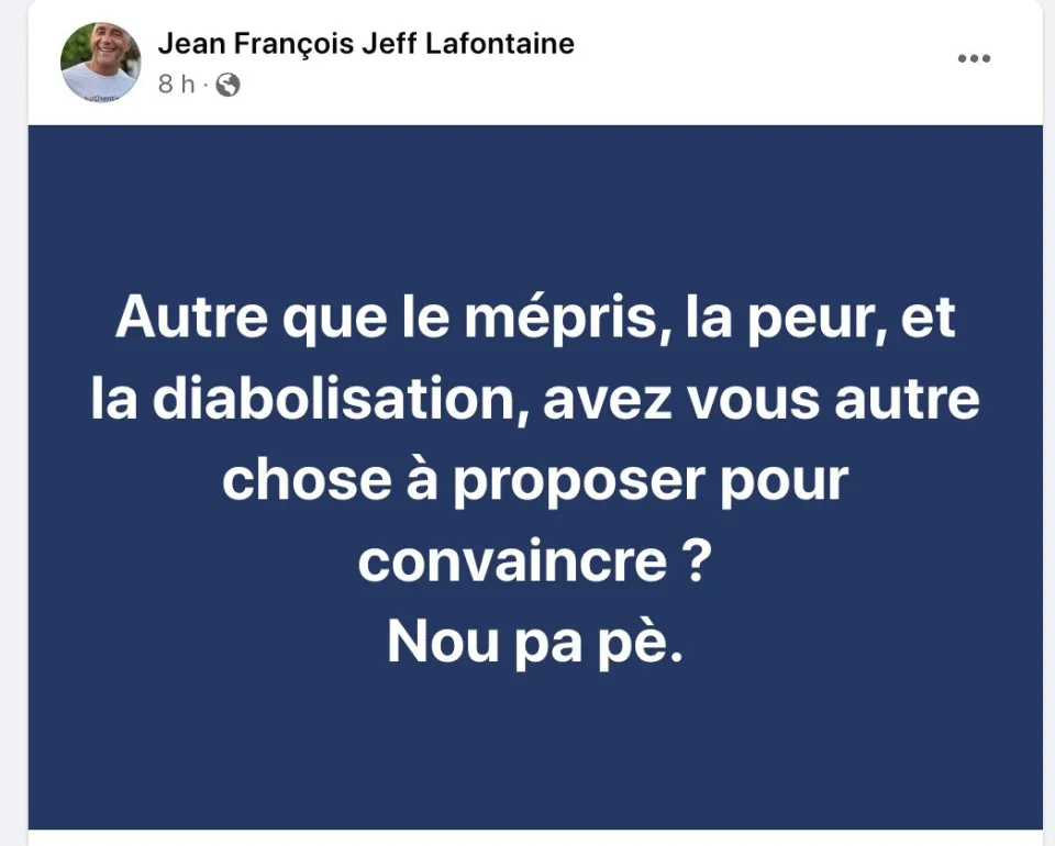 Quand un ex directeur de cabinet a une gastro entérite idéologique
