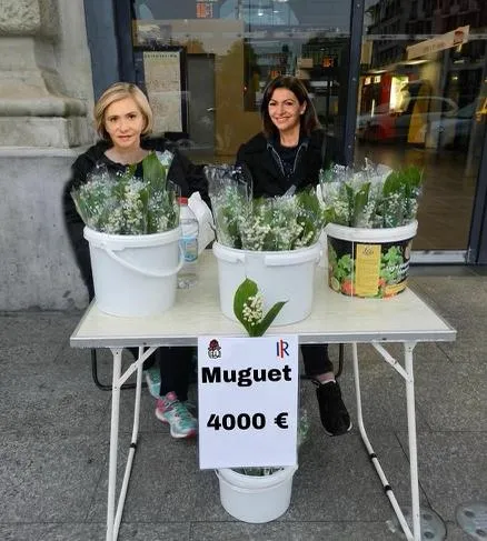 L'image du jour 01/05/22 - 1er mai 2022 - Muguet - Valérie Pécresse - Anne Hidalgo