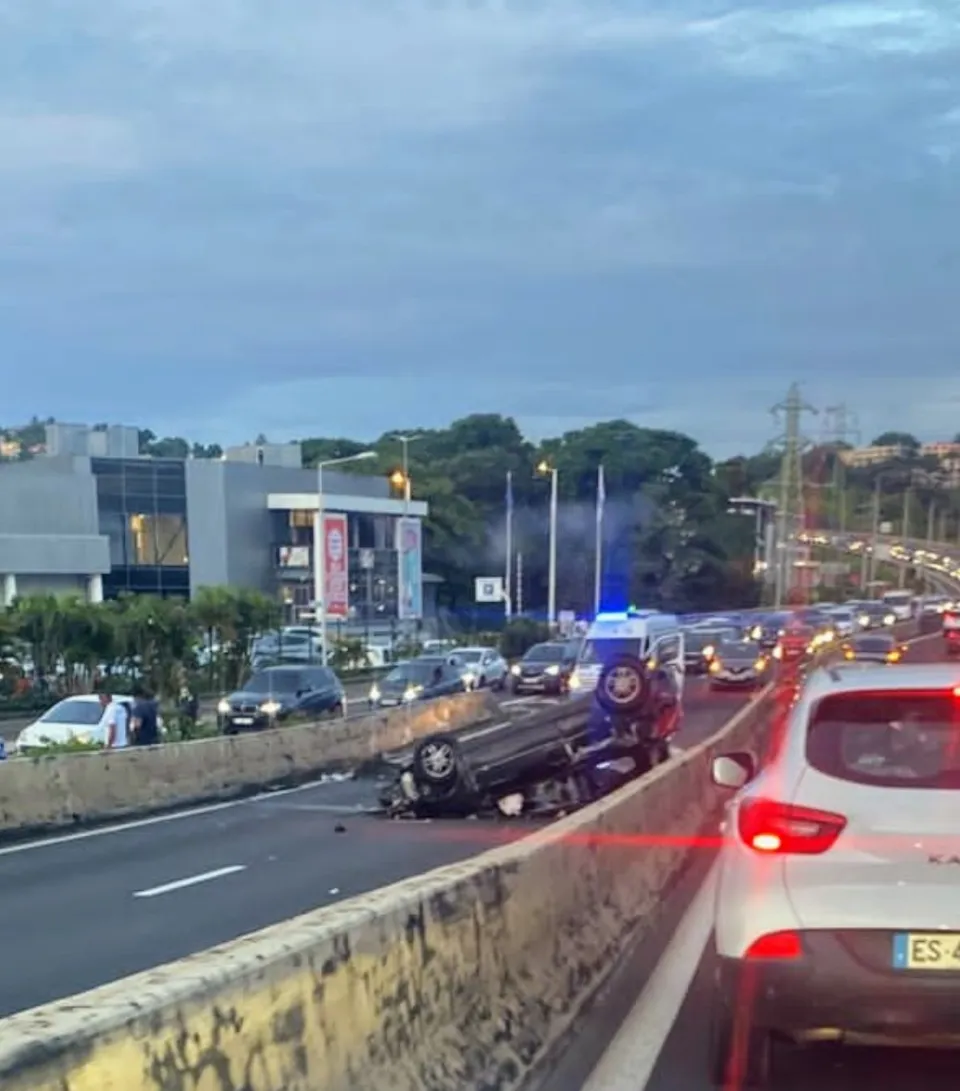 L'accident  du jour 08/09/22 - Fort-de-France -Martinique