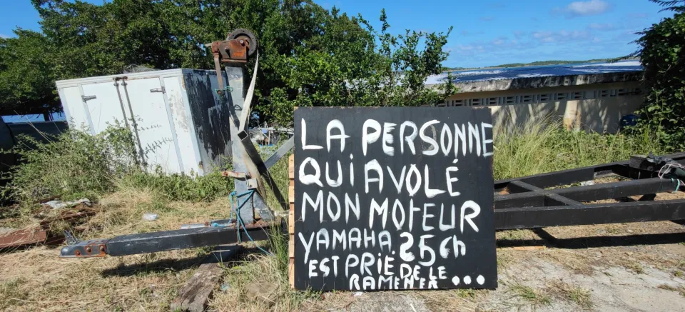 La personne qui a volé mon moteur Yamaha...