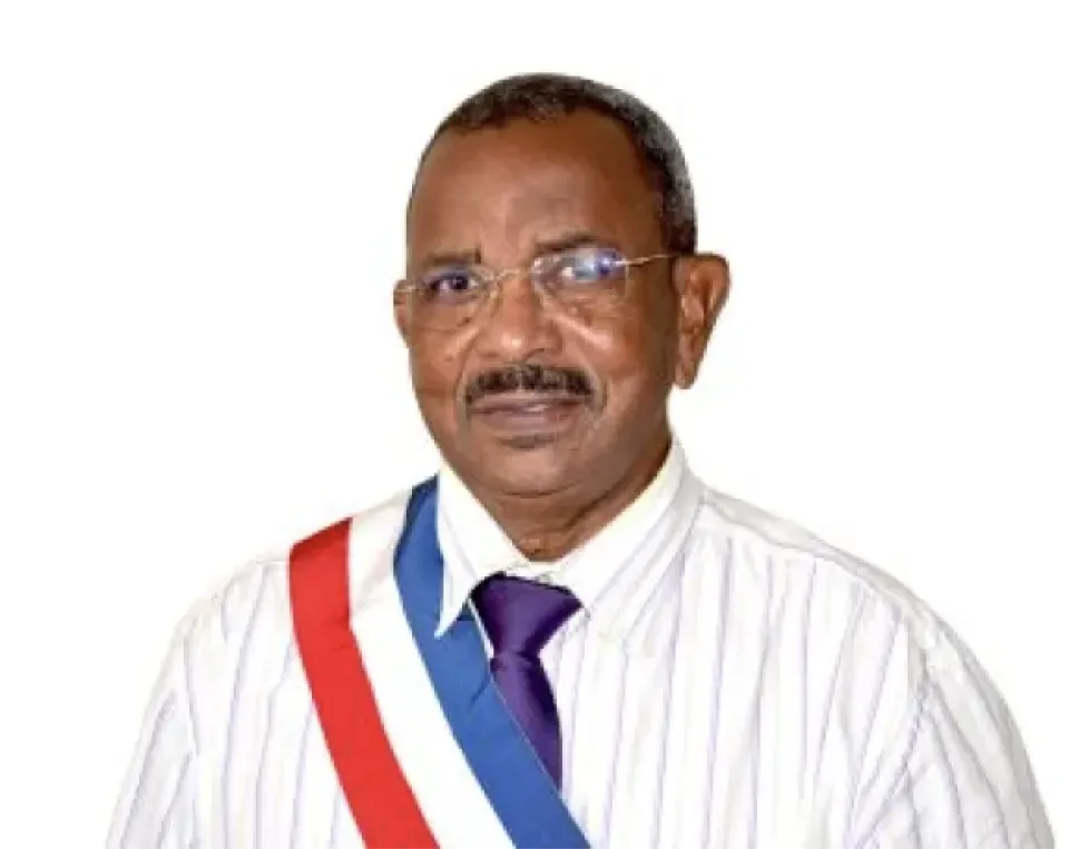 Lucien Saliber Président de l'Assemblée de Martinique de retour dans l'île chère à Émia Eriasec