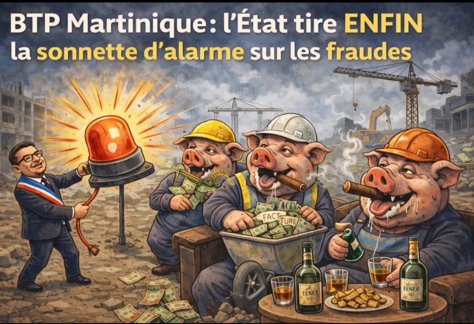BTP Martinique : l’État tire ENFIN la sonnette d’alarme sur les fraudes