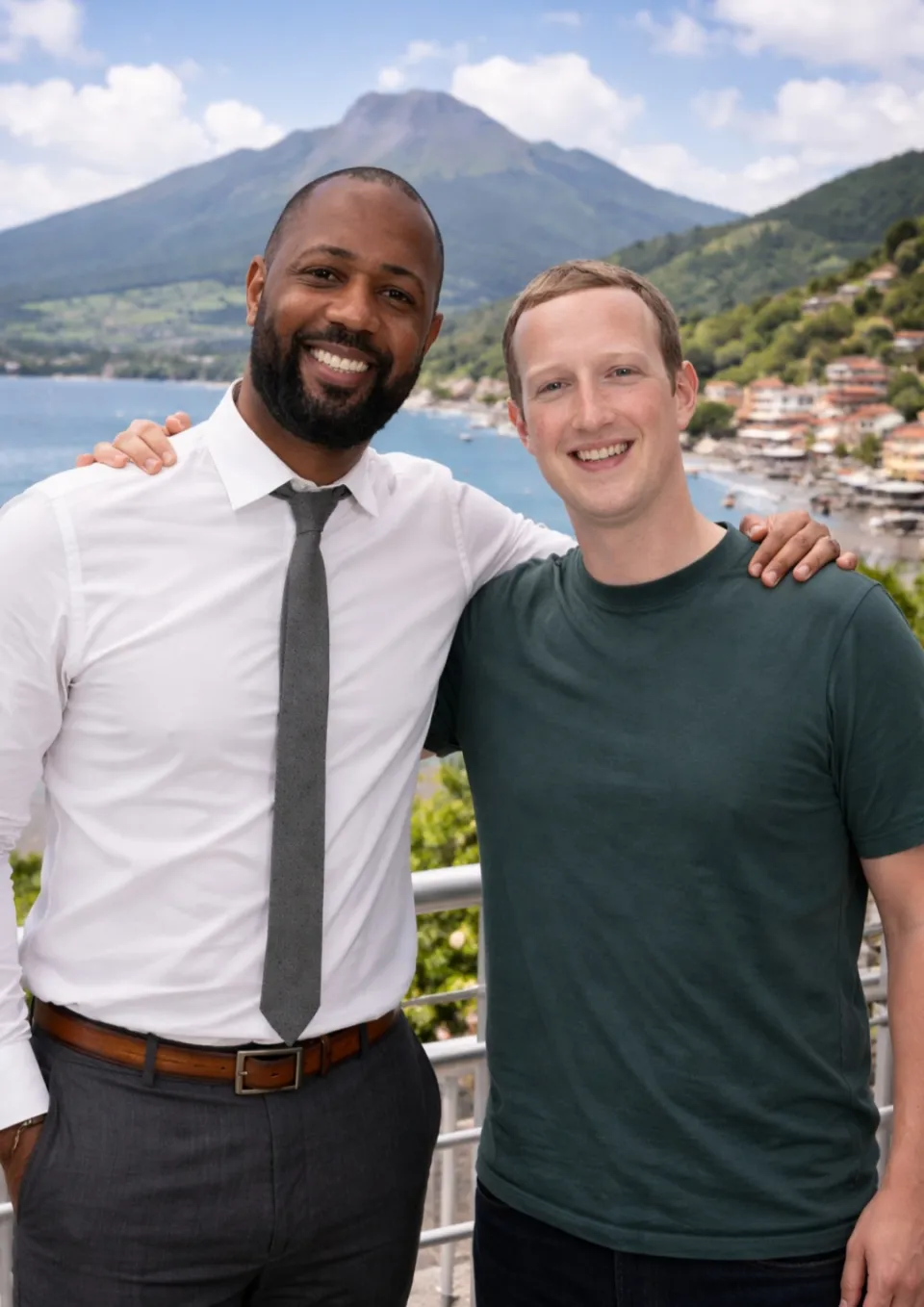 Alexandre Ventadour ex figure de proue de Facebook sert de guide à Mark Zuckerberg en Martinique