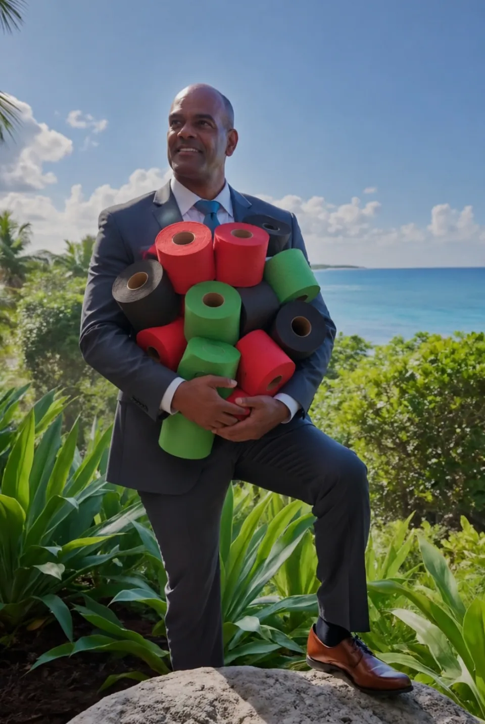 "La Collectivité Territoriale de Martinique n'a pas d'ARGENT parce que les agents volent le papier toilette 🧻🧻🧻