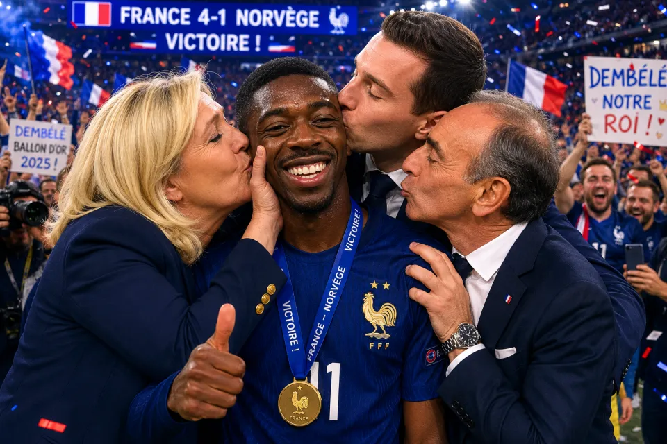 Ousmane Dembélé le ballon d'or dort ? Non il dore !!!