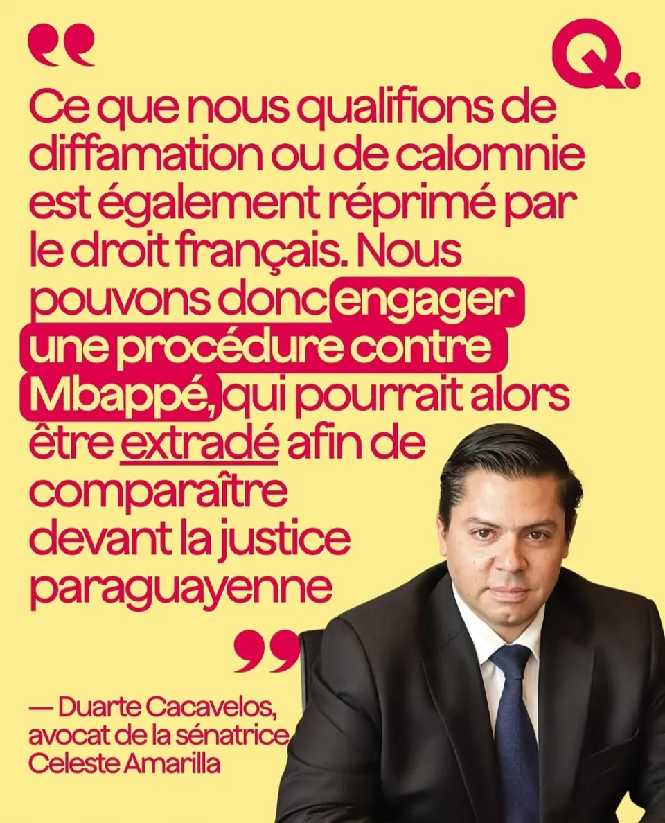 Affaire Kylian Mbappé : quand on découvre le nom de l'avocat de Celeste Amarilla...on comprend qu'on est dans une MERDE véloce