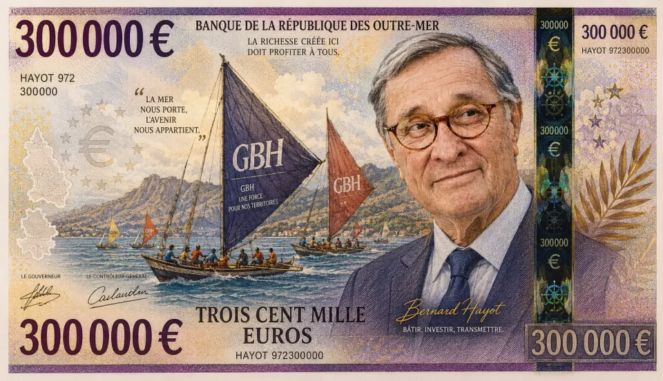 Création d'un nouveau billet de banque en Martinique