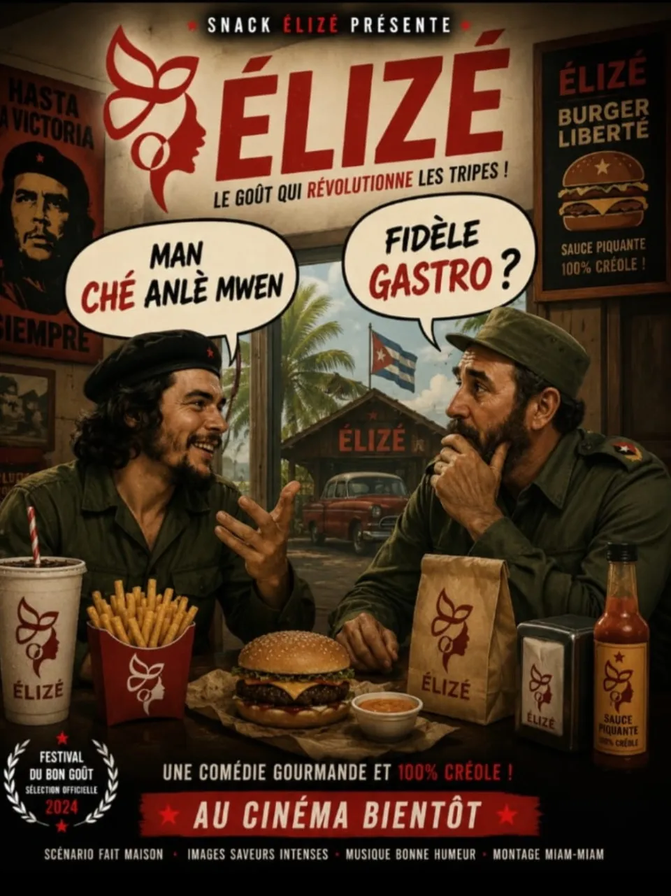 Snack Élizé Martinique...la feuille de chou 🥬 qui prouve qu'on va vous raconter des salades 🥗