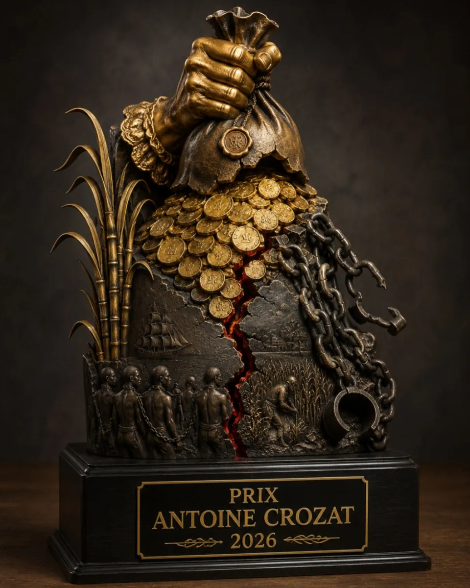 Un noir fan de Bernard Hayot et des békés de Martinique remporte le Prix Antoine Crozat 2026