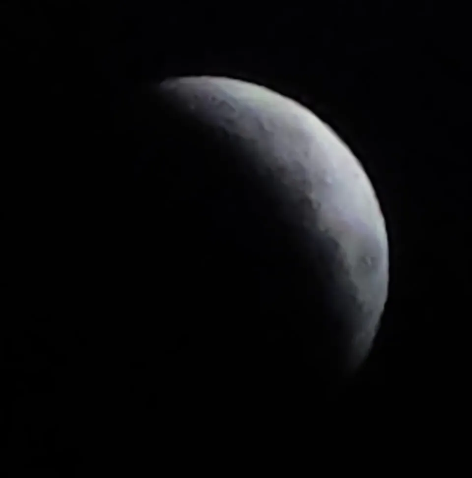 Cette nuit ...la lune a peint le ciel
