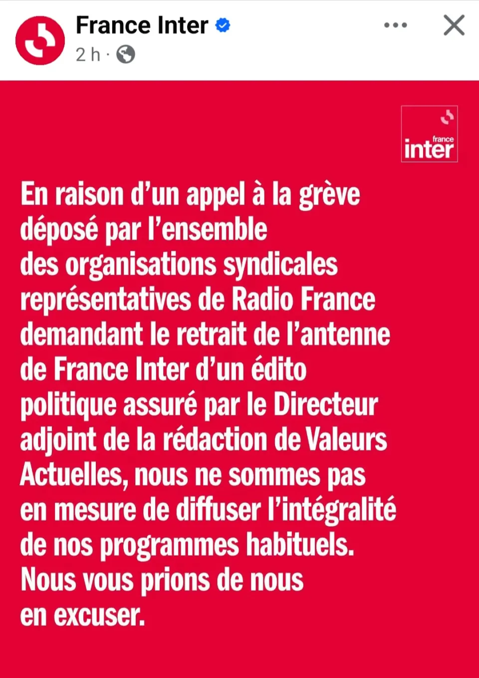 France Inter mais comment taire ?