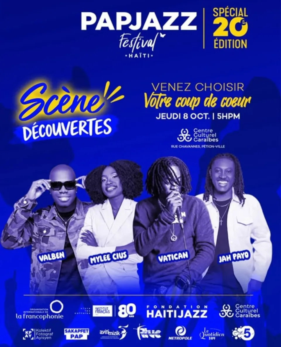 Scène Découvertes avan PAPJAZZ FESTIVAL HAÏTI  