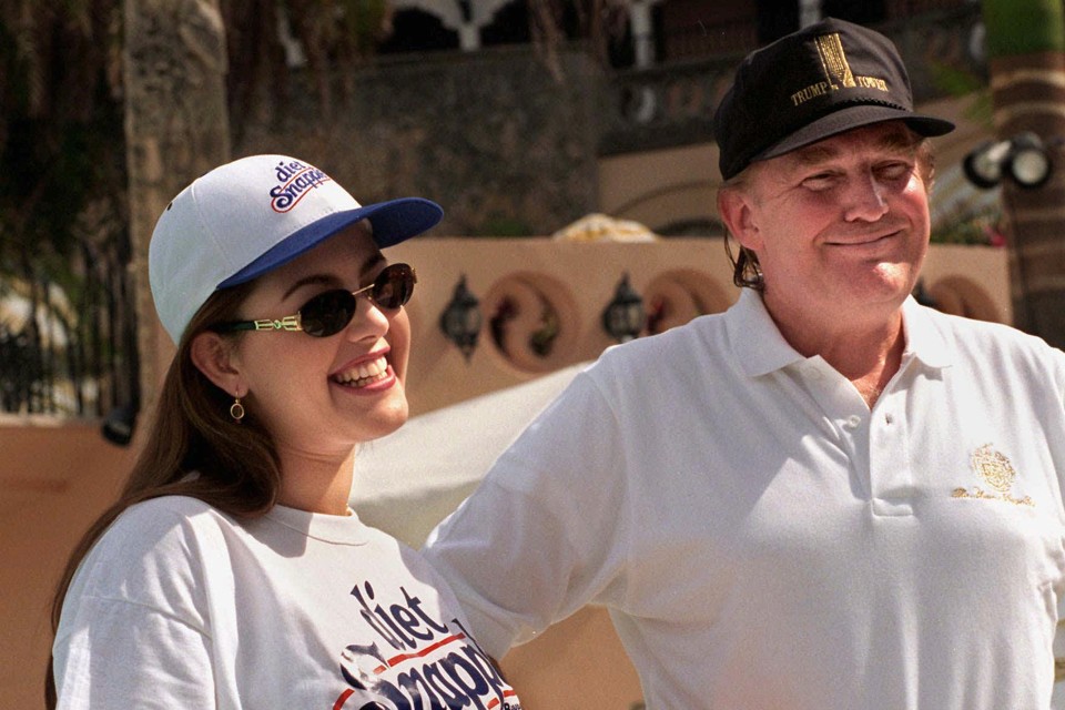 Alicia Machado et Donald Trump.